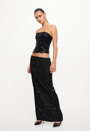 Lioness Shes All That Maxi Rok Zwart | Nederland-ISUEY4981