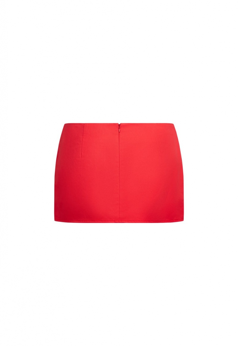 Lioness Clicquot Mini Rok Rood | Nederland-OSIEQ2854