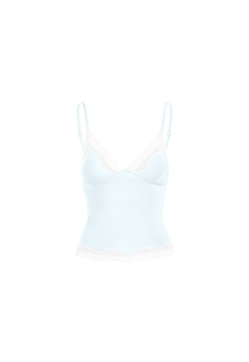 Lioness Dos Fitted Cami Top Lichtblauw | Nederland-YWRFG1853