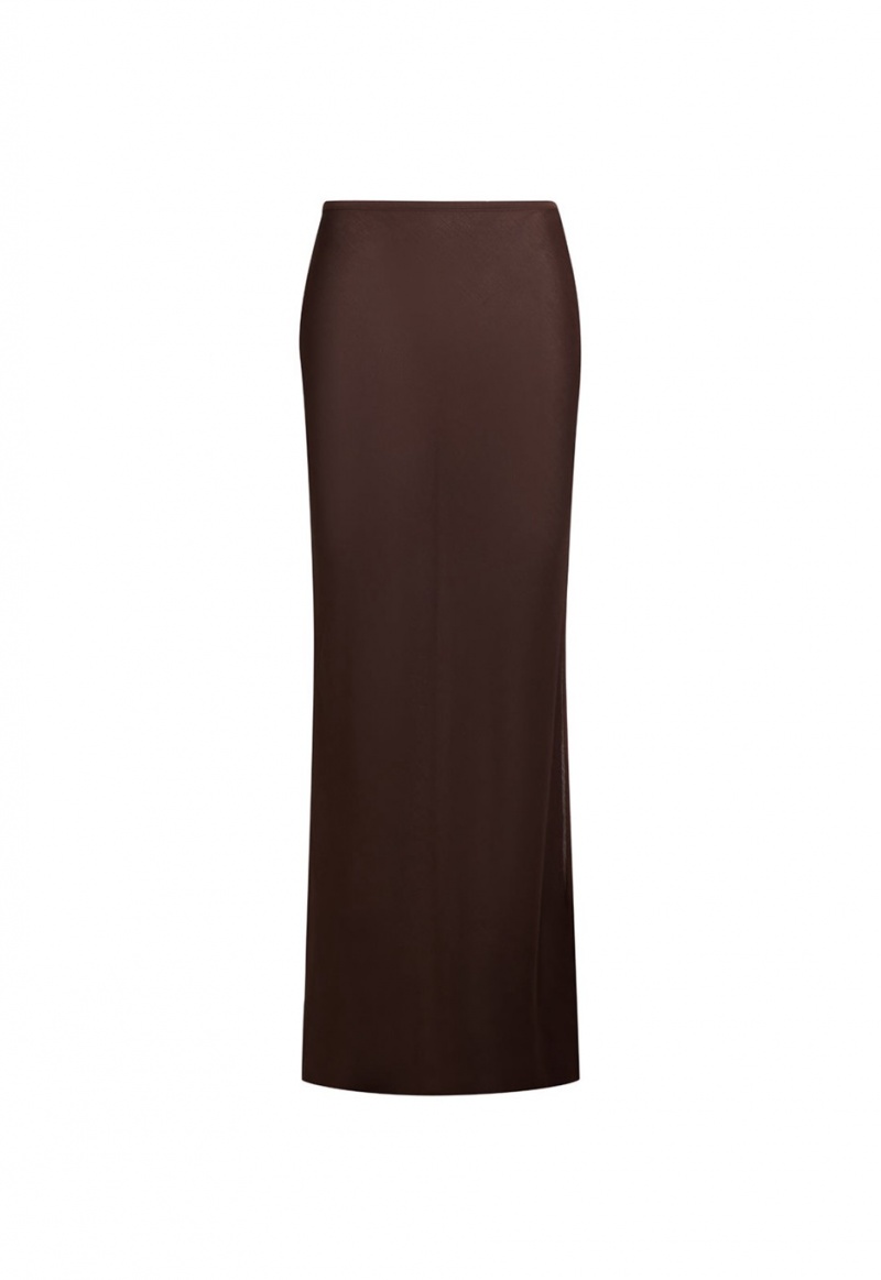 Lioness Endless Maxi Rok Chocola | Nederland-ZMWBR7649