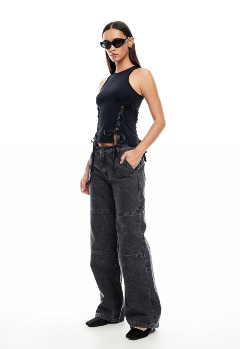 Lioness Freedom Jeans Zwart | Nederland-HDMEF2543