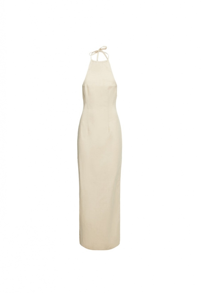 Lioness Idyllic Maxi Jurk Beige | Nederland-XZVSR9816