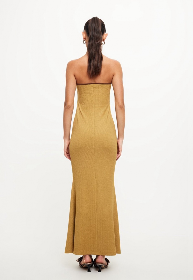 Lioness Illuminating Maxi Jurk Goud | Nederland-VPRBZ2867