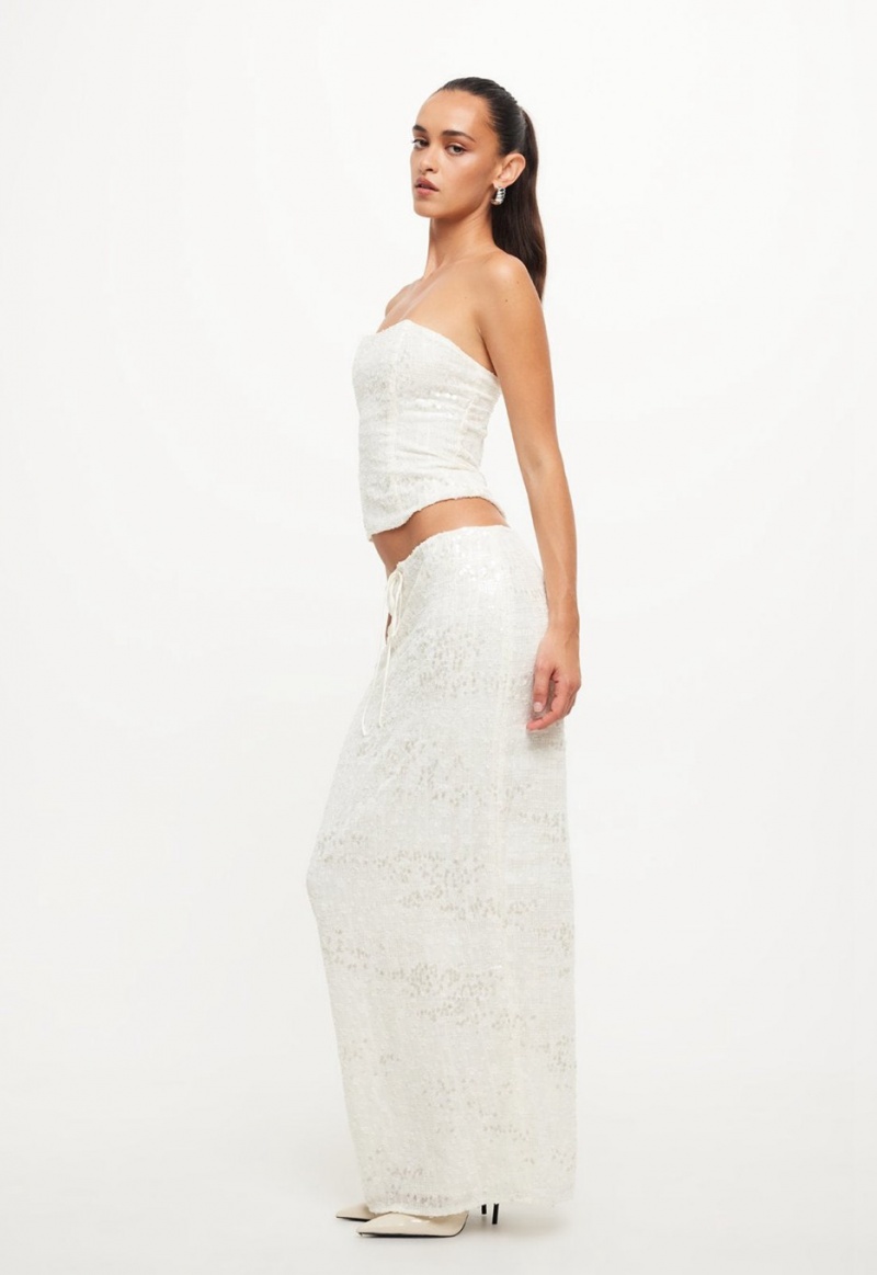 Lioness Shes All That Maxi Rok Wit | Nederland-ETDGP1843