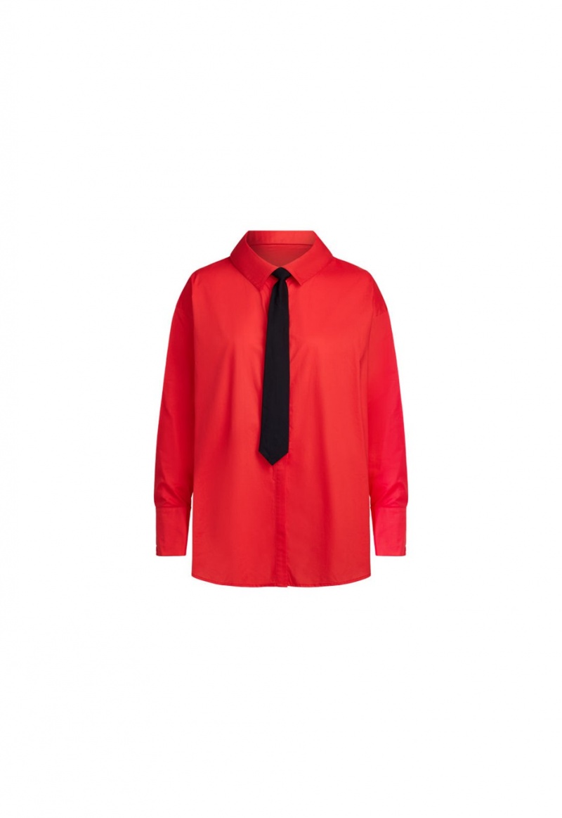 Lioness Valentino Tie Overhemd Rood | Nederland-GLXVB8513